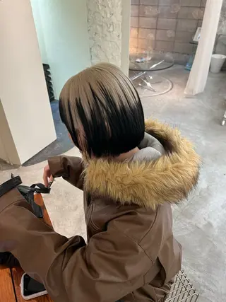ショート カラー 圧倒的デザイン力 店長🎨RENAのヘアスタイル