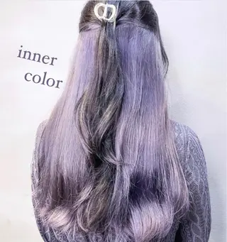 ロング カラー 透明感カラー×小 顔レイヤー♡ヒデさんのヘアスタイル