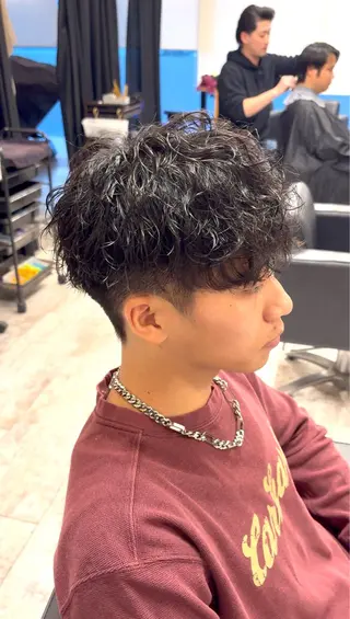 パーマ メンズ メンズサロン リョウタのヘアスタイル