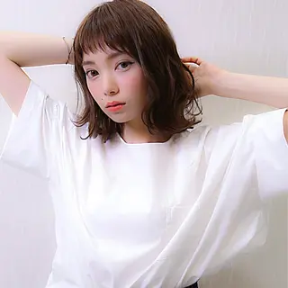 ミディアム YOKOI SHINJIのヘアスタイル