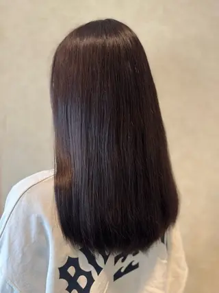 ロング カラー 吉永 衣織のヘアスタイル