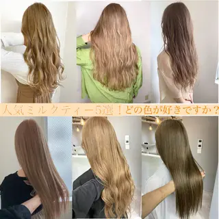 セミロング カラー ヘアアレンジ 美髪矯正・レイヤー 倉友哉のヘアスタイル