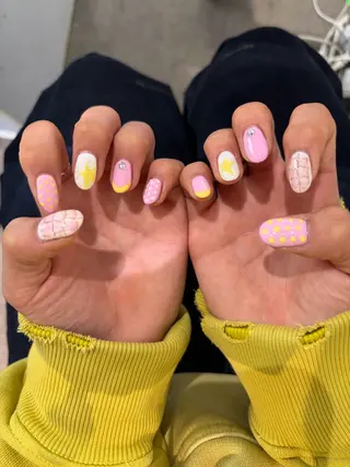 ネイル 透明感カラー🫧🎀 まりなのヘアスタイル