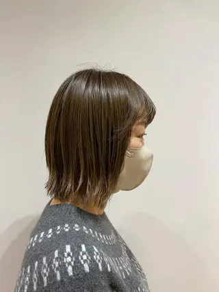 ショート カラー 大人かわいい×艶髪 🤍塩川のヘアスタイル
