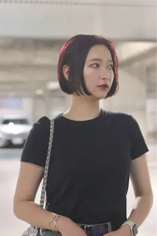 ショート カラー joh/メンズ/ ブリーチ/矢場町のヘアスタイル
