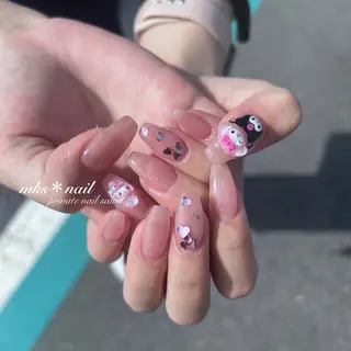 ネイル mks＊nail //  枚方長尾のネイルデザイン