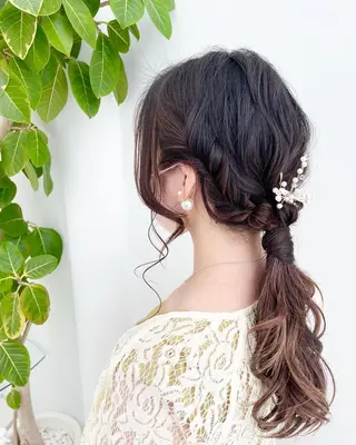 ロング ヘアアレンジ コトミ【メンズ】 【曲がる縮毛矯正】のヘアスタイル