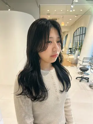 セミロング カラー 似合わせ/レイヤー 💟SAEのヘアスタイル