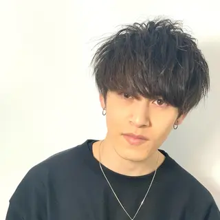 ショート メンズ 柏メンズカットパーマ NO.1タイチのヘアスタイル