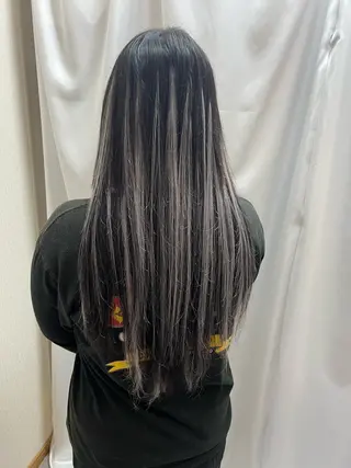 ロング エクステ・セット 専門店Sleekのヘアスタイル
