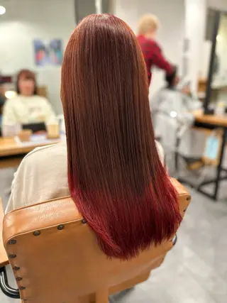 ロング カラー 特殊カラー特化 ✂️SHIAN フジのヘアスタイル