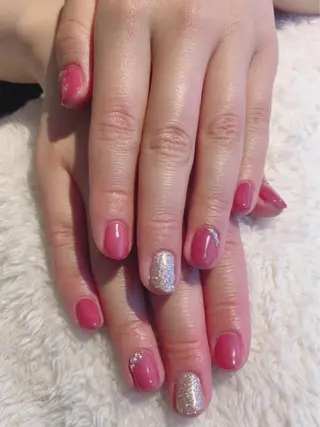 ネイル ビジューバイアクイユ ネイルズ　東中野店のネイルデザイン