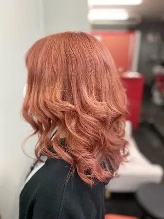 ミディアム カラー メンズ 🧡可愛い色落ち🧡 ハイトーン特化🧡のヘアスタイル