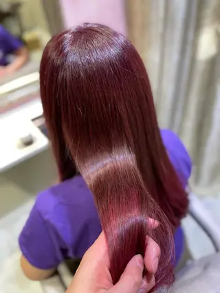 ロング カラー 髪質改善 KOHのヘアスタイル
