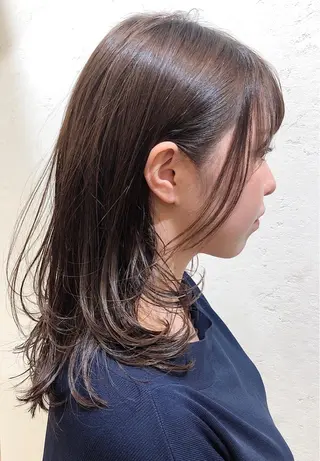 セミロング カラー パーマ Londideal 高橋ヒロシのヘアスタイル