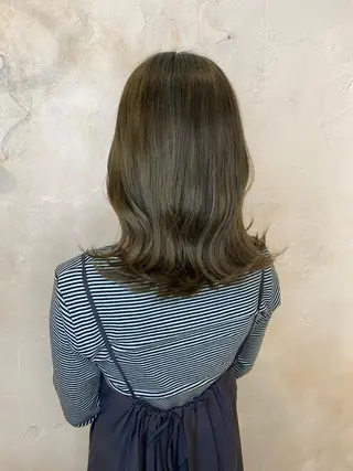 ミディアム カラー 【透明感カラー】 harunaのヘアスタイル