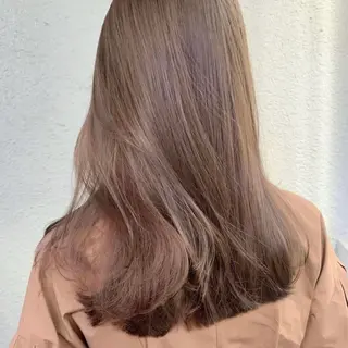 カラー オリーブ🎶アッシュ グレージュちひろ🧸のヘアスタイル