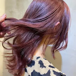 セミロング 顔周りカット・相談 レイヤーも◎しずくのヘアスタイル