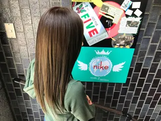 セミロング カラー パーマ nike にけのヘアスタイル