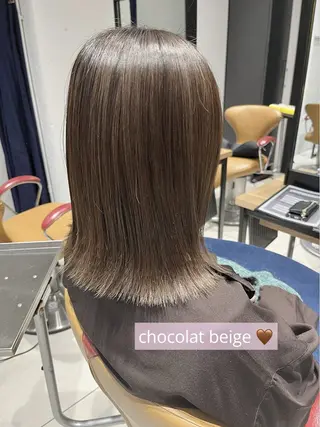 ミディアム カラー レイヤーカット🌈 透明感カラー🌷ﾕﾘのヘアスタイル