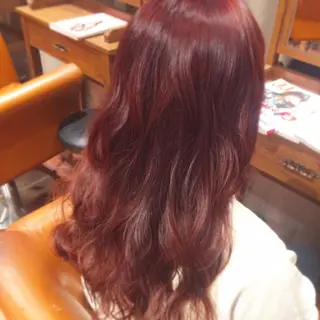 ショート ミディアム セミロング ロング カラー kazufumi ..のヘアスタイル