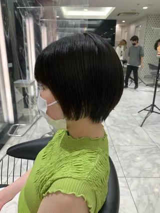 ショート デジタルパーマ🫧 韓国風ヘア🫧サクラのヘアスタイル