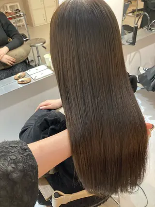 ロング ✨色持ちの良い艶 カラー✨蟹江真世のヘアスタイル