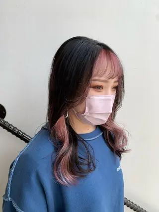 セミロング カラー Emma ecole所属・Emma ecole /栄/RIOのヘアスタイル