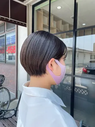 ショート 佐々木 浩之のヘアスタイル