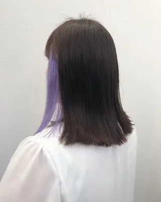 カラー ツノガイ エリのヘアスタイル