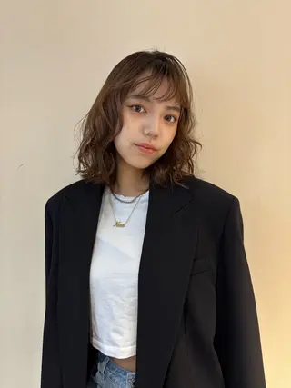 カラー ブリーチなしカラー/ パーマ/おとは🦖♡のヘアスタイル