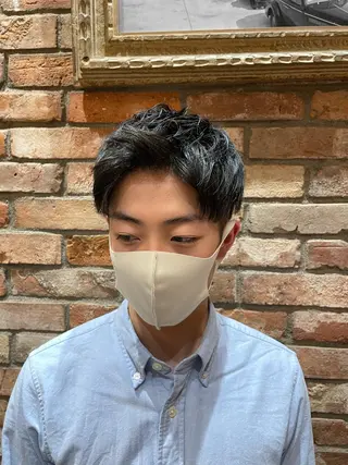 ショート メンズ カット指名No1漆原 聡のヘアスタイル