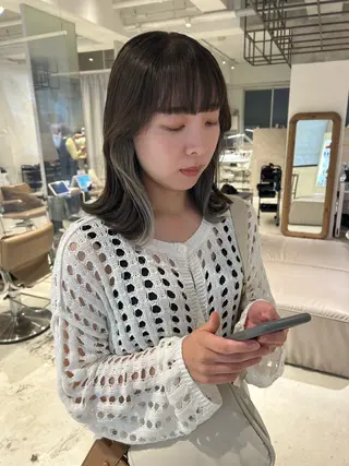 ミディアム カラー 透明感カラー🫧 nanohaのヘアスタイル