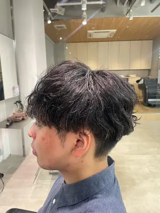 パーマ メンズ fifth天神 パーマ特化/石橋航海のヘアスタイル
