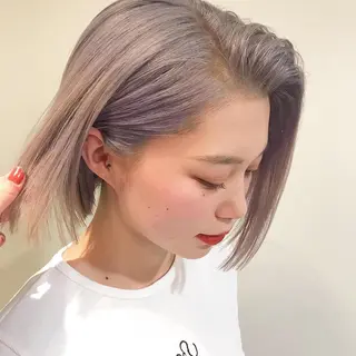 ショート カラー 烏丸韓国ヘア🇰🇷 ayaka🎀のヘアスタイル