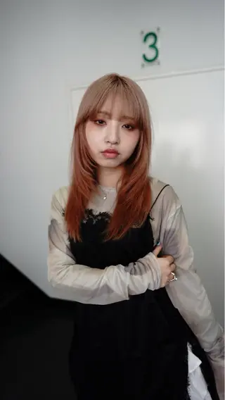 ミディアム HAZEL所属・大山 茶子のヘアスタイル