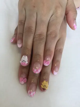 ネイル 💎🐰 saki. m 🐰💎のネイルデザイン