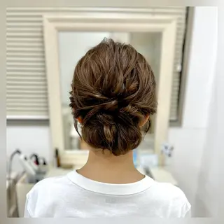ヘアアレンジ 似合わせヘアメイク 💐オダギリチアキのヘアスタイル