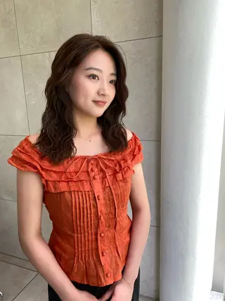 ロング カラー 梅田美容室 SPADICユヅキ♠のヘアスタイル