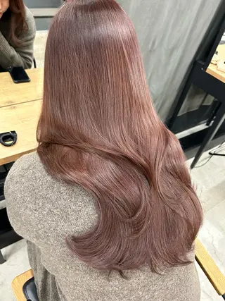 ロング モテヘア 韓国ヘアhikariのヘアスタイル