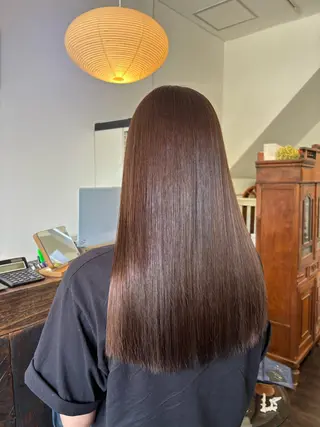 ロング 三國 栞音のヘアスタイル