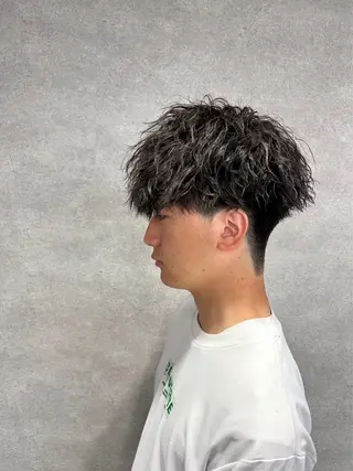 カラー パーマ ヘアアレンジ メンズ ✨【公式】渋谷メンズ サロン BLUCK✨のヘアスタイル
