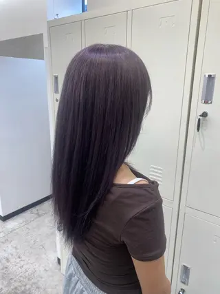 カラー 𝗮𝘆𝘂𝗺𝗶 ハイトーン🎀のヘアスタイル