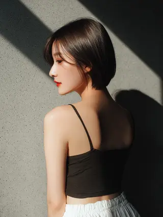 ショート カラー ブリーチお任せ🫧 tokute高円寺のヘアスタイル