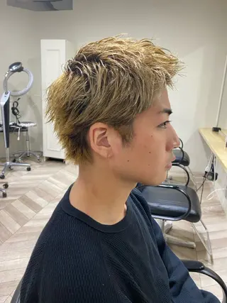 カラー メンズ YUKI 新宿カット パーマ/カラーのヘアスタイル