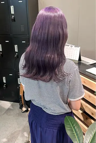 ロング カラー ryo yaのヘアスタイル