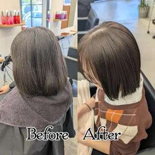 カラー R hair🧡 伊藤美和🤎のヘアスタイル