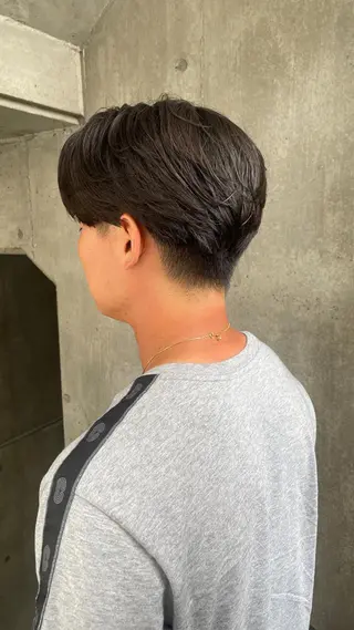 パーマ メンズ もりたみかこ 美容師お休み中のヘアスタイル