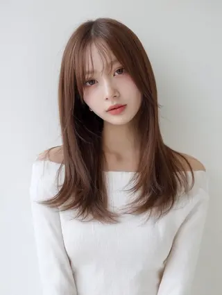 カラー ロング 髪質改善・縮毛矯正 💎ASUKAのヘアスタイル