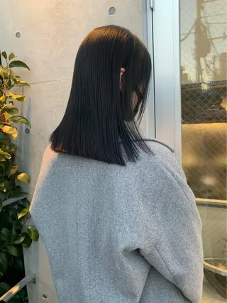セミロング カラー 似合わせカットカラー 👩MINAのヘアスタイル